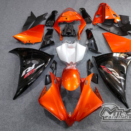 2012-2014 Yamaha YZF-R1 Pearl Orange Fairing Kit