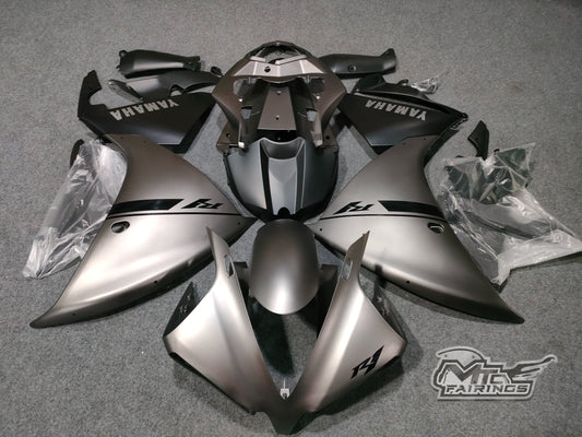 2012-2014 Yamaha YZF-R1 Matte Gray Fairing Kit