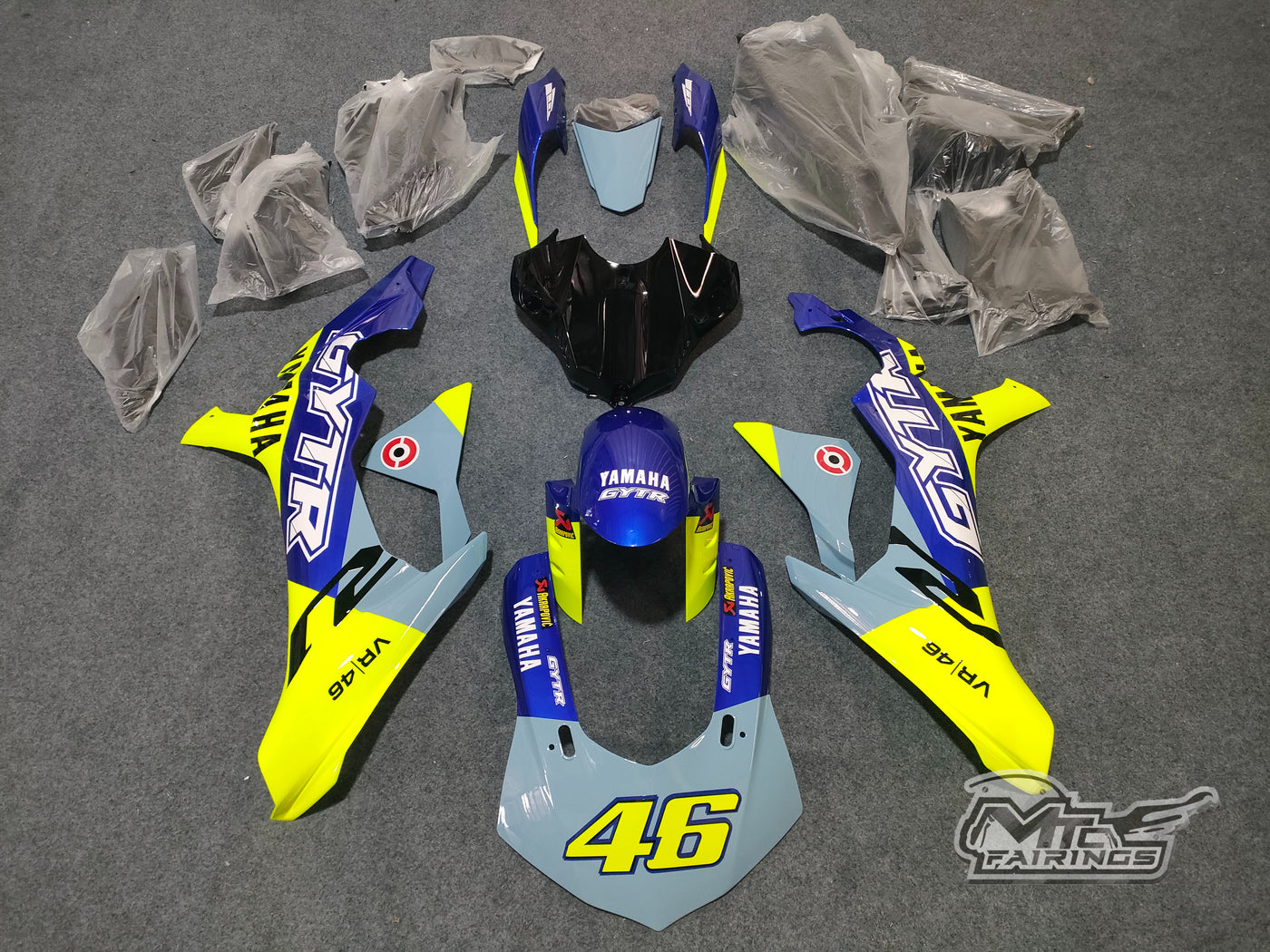 2015-2019 Yamaha YZF-R1 Valentino Rossi Street Fairing Kit