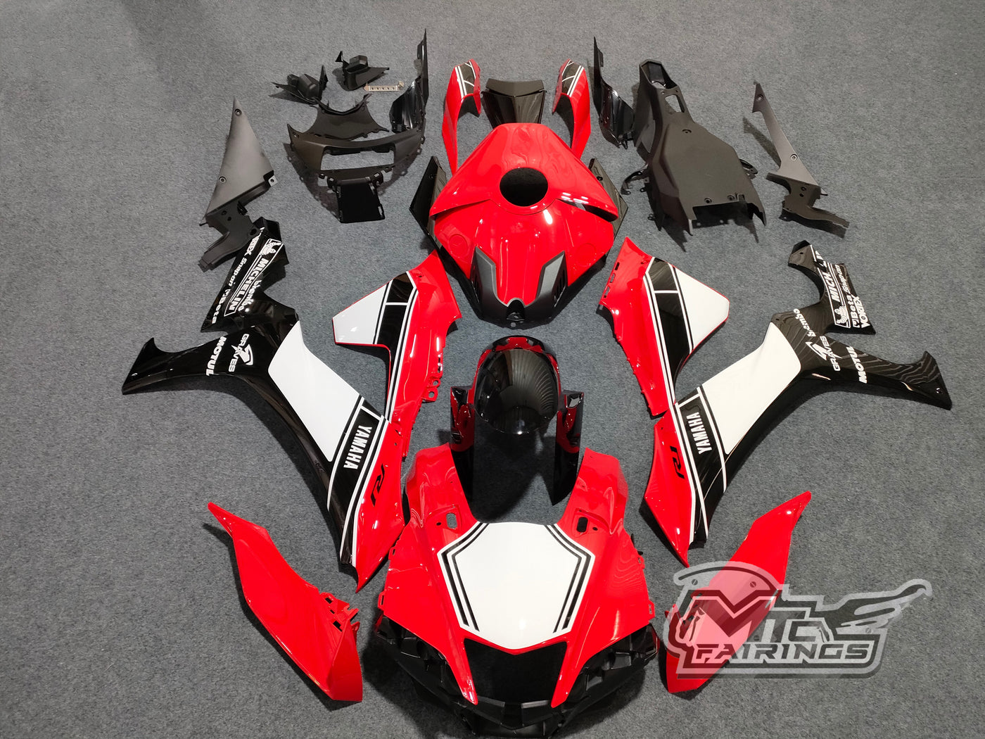 2020-2022 Yamaha YZF-R1 Red Street Fairing Kit