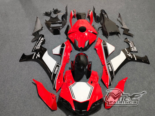 2020-2022 Yamaha YZF-R1 Red Street Fairing Kit