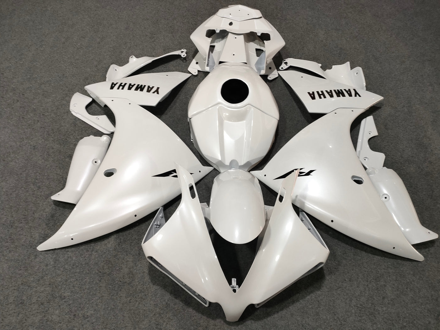 2012-2014 Yamaha YZF-R1 Pearl White Fairing Kit