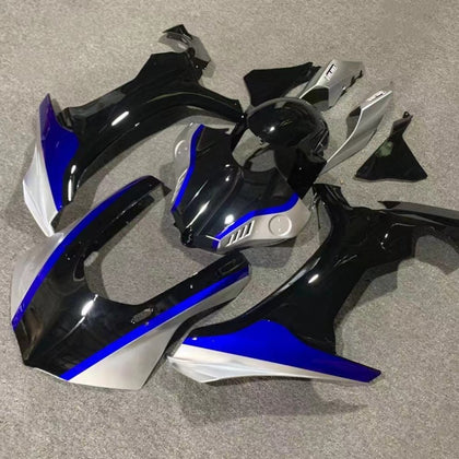 2015-2019 Yamaha YZF-R1 Silver and Blue Fairing Kit
