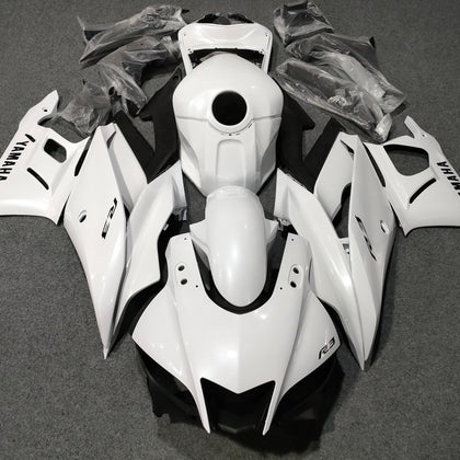 2019-2023 Yamaha YZF-R3 R3 Pearl White Fairing Kit