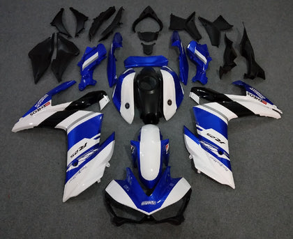 2015-2018 Yamaha YZF-R3 White and Blue R3 Fairing Kit