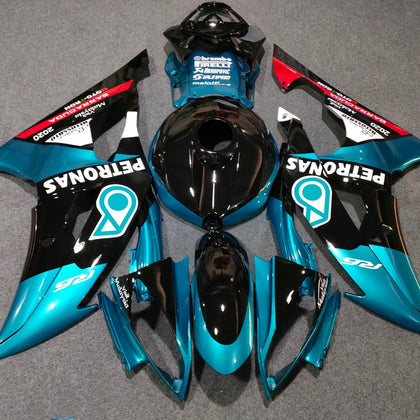 2008-2016 Yamaha YZF-R6 Pearl Blue with Tank Cover Fairing Kit