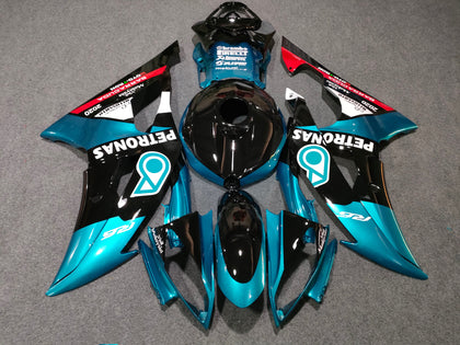 2008-2016 Yamaha YZF-R6 Pearl Blue with Tank Cover Fairing Kit