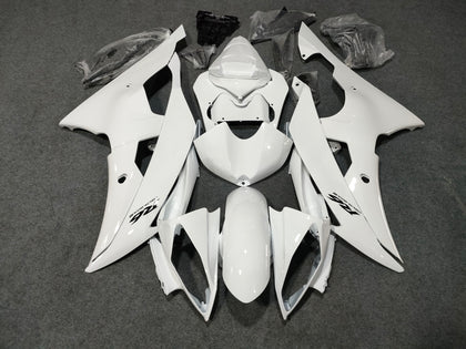 2006-2007 Yamaha YZF-R6 Pure White Fairing Kit