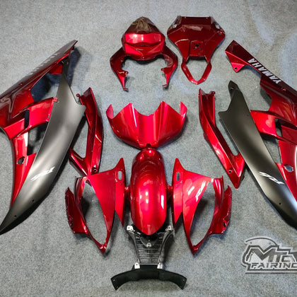 2006-2007 Yamaha YZF-R6 Candy Red Fairing Kit