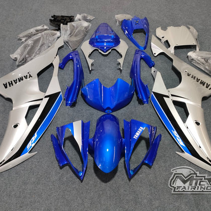 2008-2016 Yamaha YZF-R6 Original Blue/silver Fairing Kit