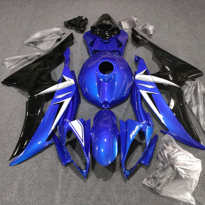 2008-2016 Yamaha YZF-R6 Blue with Tank Cover Fairing Kit