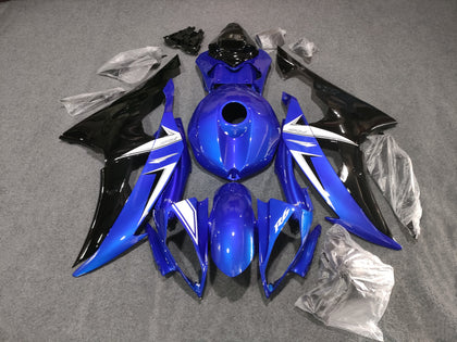 2008-2016 Yamaha YZF-R6 Blue with Tank Cover Fairing Kit