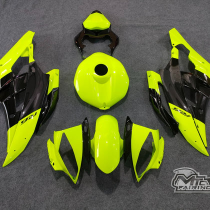 2006-2007 Yamaha YZF-R6 Neon Yellow/black Fairing Kit