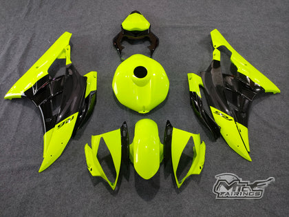 2006-2007 Yamaha YZF-R6 Neon Yellow/black Fairing Kit