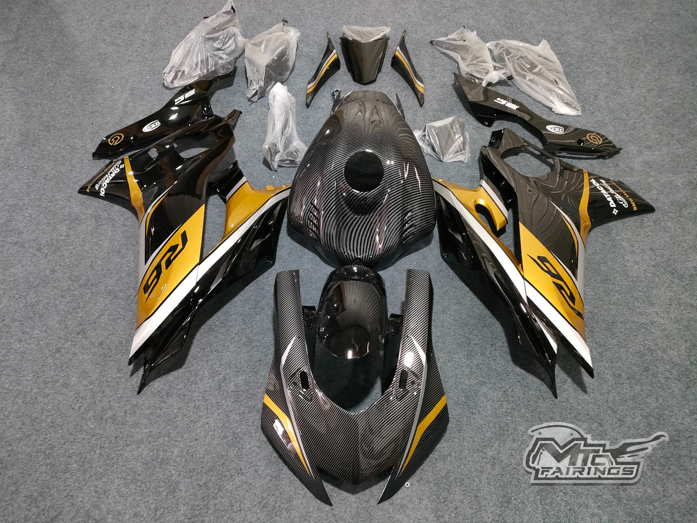 2017-2023 Yamaha YZF-R6 Carbon Fiber Fairing Kit