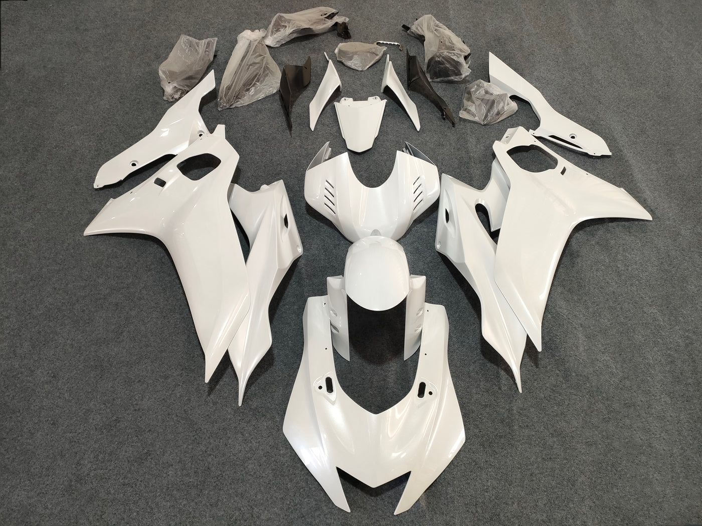 2017-2023 Yamaha YZF-R6 R6 Pearl White Fairing Kit