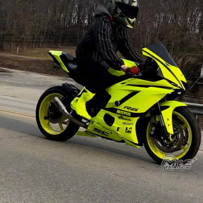 2017-2023 Yamaha YZF-R6 Yellow and Black Fairing Kit