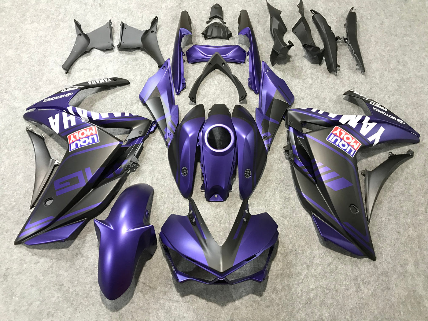 2015-2018 Yamaha YZF-R3 Matte Purple R3 Fairing Kit