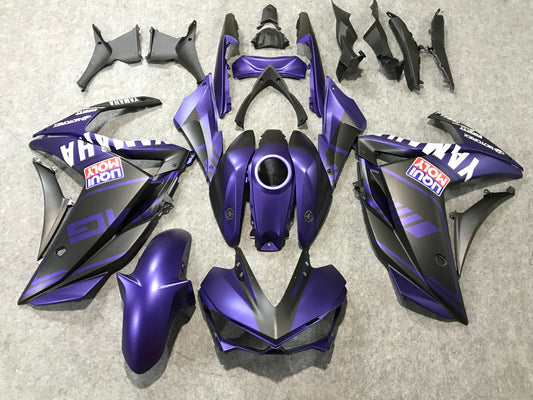 2015-2018 Yamaha YZF-R3 Matte Purple R3 Fairing Kit