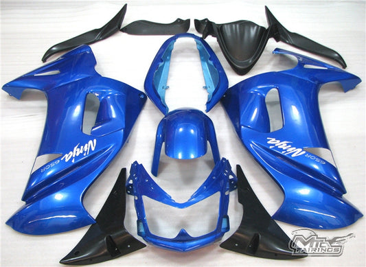 2006-2008 Kawasaki Ninja 650 Pearl Blue Fairing Kit