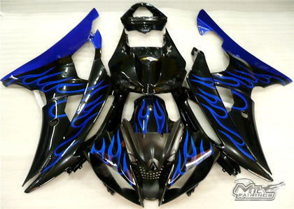 2008-2016 Yamaha YZF-R6 Blue Flame Fairing Kit