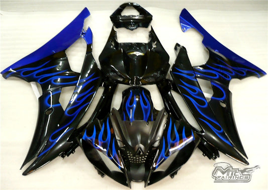 2008-2016 Yamaha YZF-R6 Blue Flame Fairing Kit