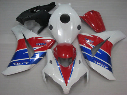2008-2011 Honda CBR1000RR White and Red HRC Fairing Kit