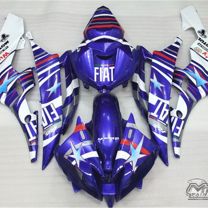2006-2007 Yamaha YZF-R6 Blue Fairing Kit