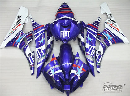 2006-2007 Yamaha YZF-R6 Blue Fairing Kit