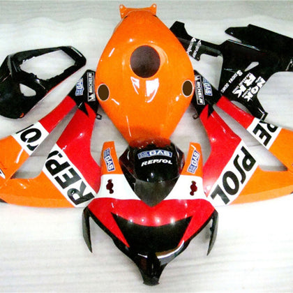 2008-2011 Honda CBR1000RR Red and Orange HRC Fairing Kit