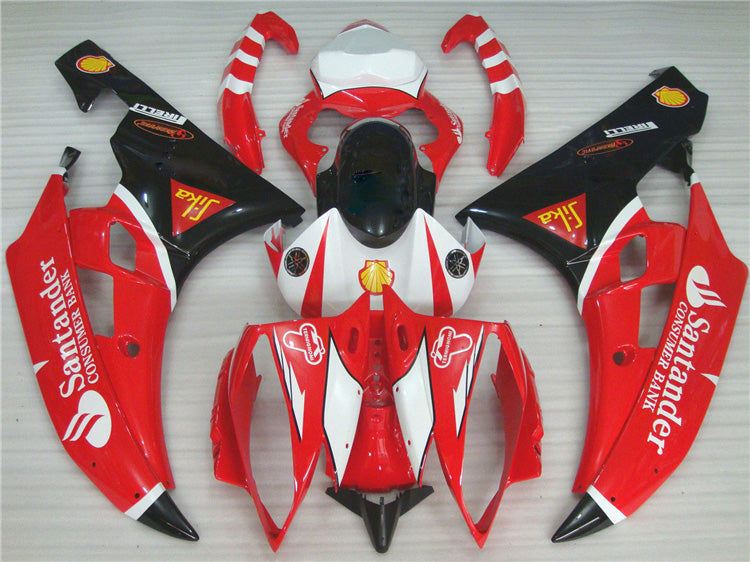 2006-2007 Yamaha YZF-R6 Red Fairing Kit