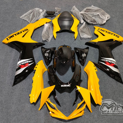 2011-2022 Suzuki GSX-R600 Yellow 750 Fairing Kit