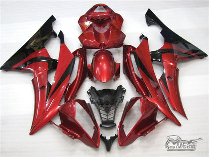2008-2016 Yamaha YZF-R6 Candy Red Fairing Kit