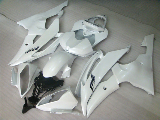 2008-2016 Yamaha YZF-R6 Pure White Fairing Kit