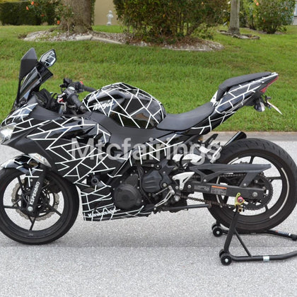 2017-2023 Kawasaki Ninja 400 Black/white with Decals Fairing Kit