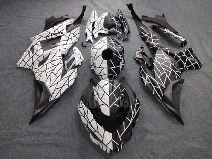 2017-2023 Kawasaki Ninja 400 Black/white with Decals Fairing Kit