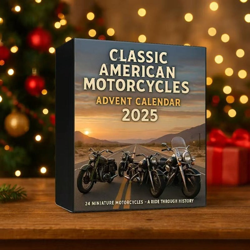 2025 American Motorcycle Advent Calendar – 24 Mini Bikes
