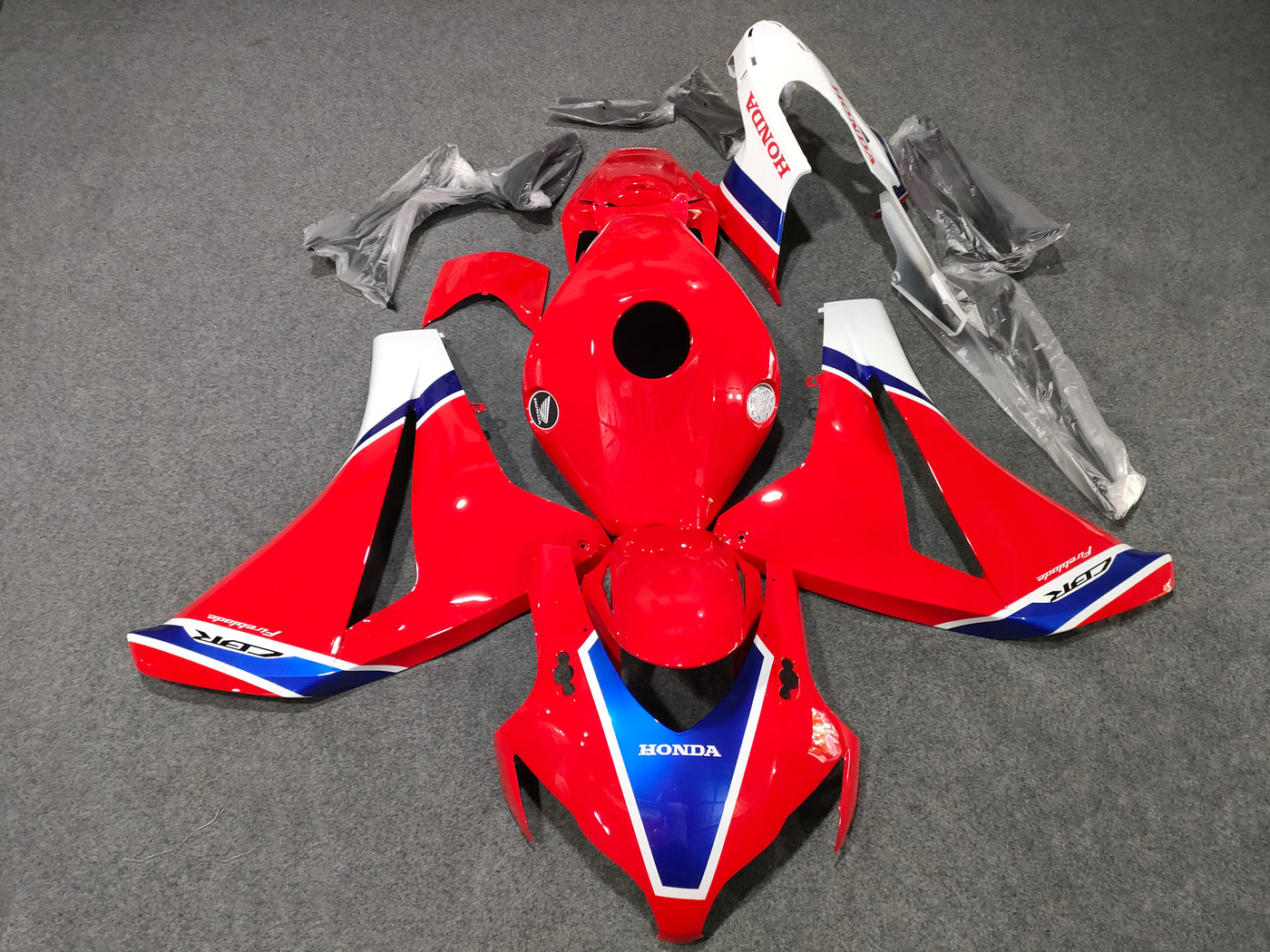 2008-2011 Honda CBR1000RR Crb1000rr Red/blue/white Fairing Kit