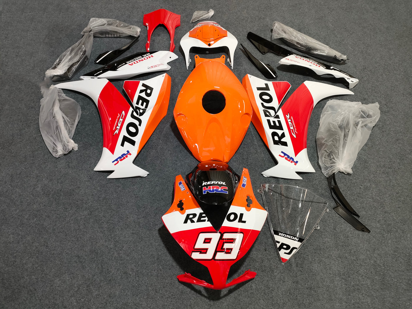 2012-2016 Honda CBR1000RR Red Repsol Fairing Kit