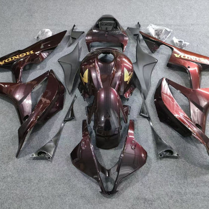 2007-2008 Honda CBR600RR Chameleon Black/red Fairing Kit