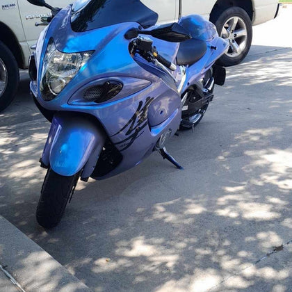 2008-2016 Suzuki Hayabusa GSX1300R Gsxr1300r Chameleon Nardo Gray/blue Fairing Kit