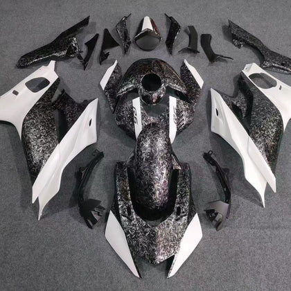 2017-2023 Yamaha YZF-R6 Forged Carbon Fiber/pure White R6 Fairing Kit