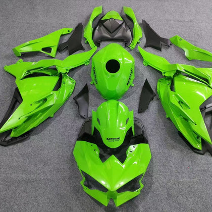 2024-2025 Kawasaki Ninja 500 Green Fairing Kit