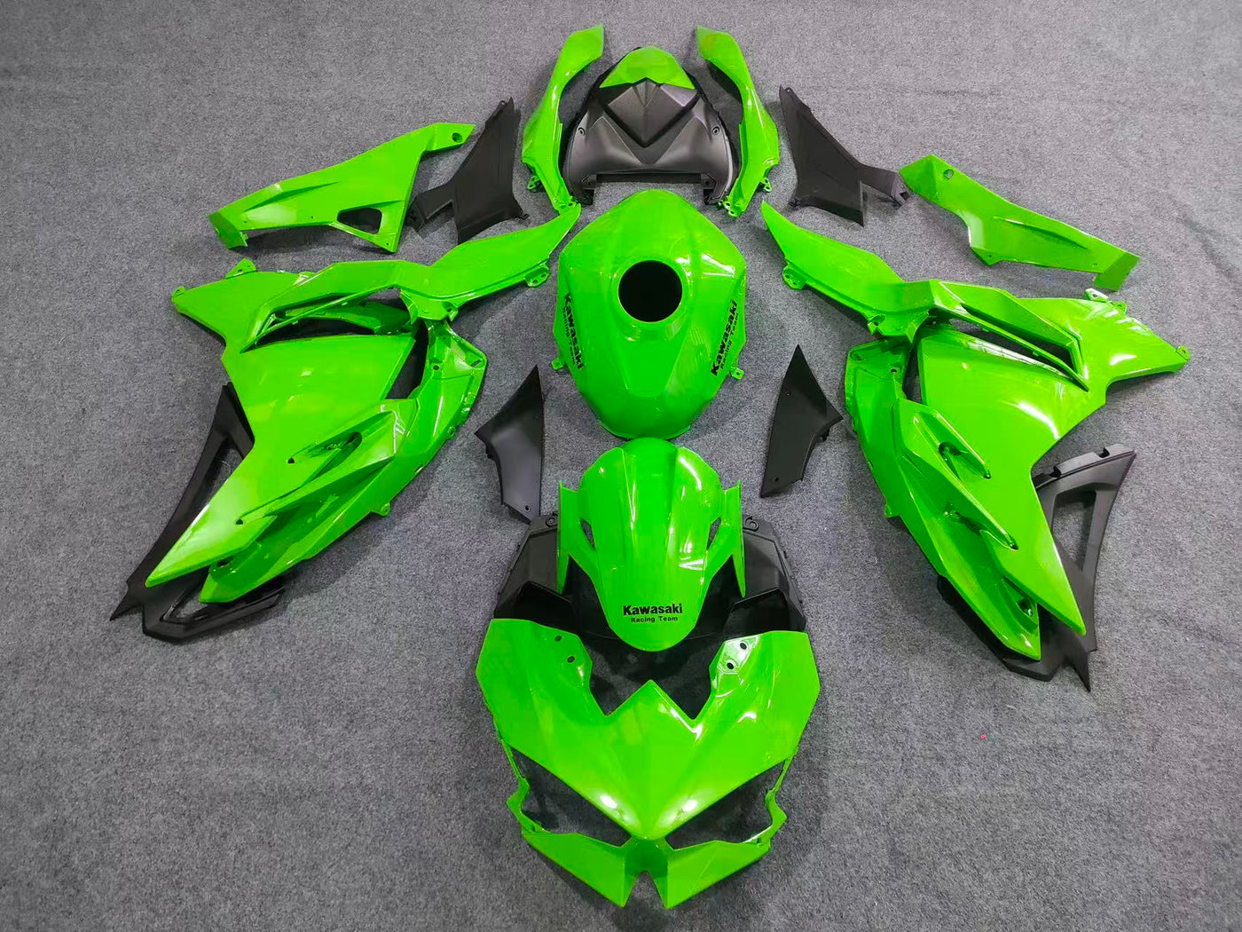 2024-2025 Kawasaki Ninja 500 Green Fairing Kit