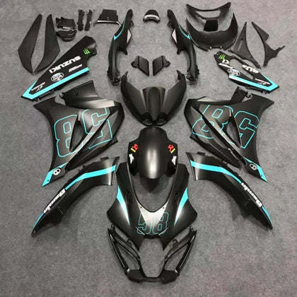 2017-2024 Suzuki GSX-R1000 Matte Black Fairing Kit