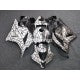 2007-2008 Honda CBR600RR Half Gray/white Fairing Kit
