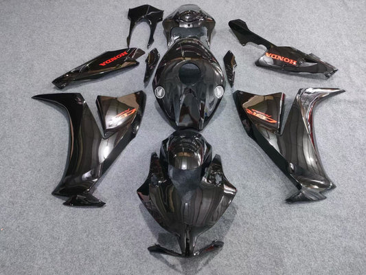 2012-2016 Honda CBR1000RR Glossy Black Fairing Kit