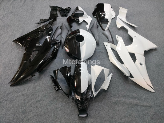 2008-2016 Yamaha YZF-R6 White/black Fairing Kit
