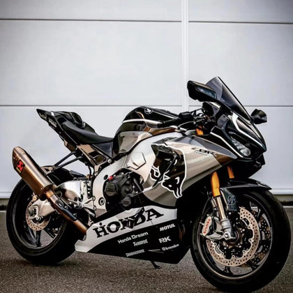 2017-2024 Honda CBR1000RR Black and Gray Fairing Kit