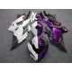 2017-2023 Kawasaki Ninja 400 Chameleon Half Purple/white Fairing Kit